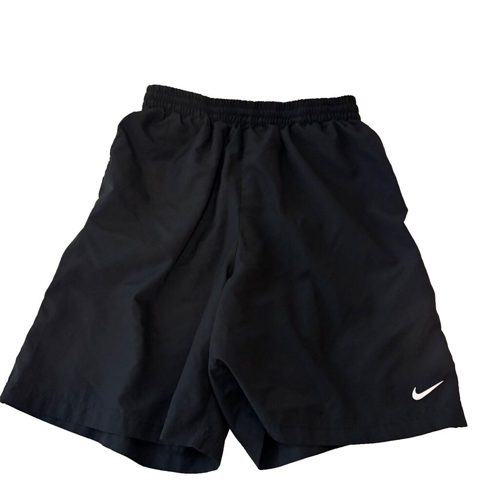 Nike Shorts Boy's XL Black Dri-Fit Lightweight Athletic 7" Inseam Pull On Active